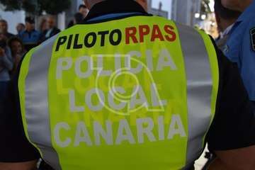 La Policía Local de Telde presentó este viernes su Unidad de Drones (Foto TA)